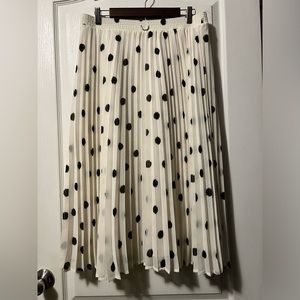 Target brand skirt. Pleaded, Polk a dot.